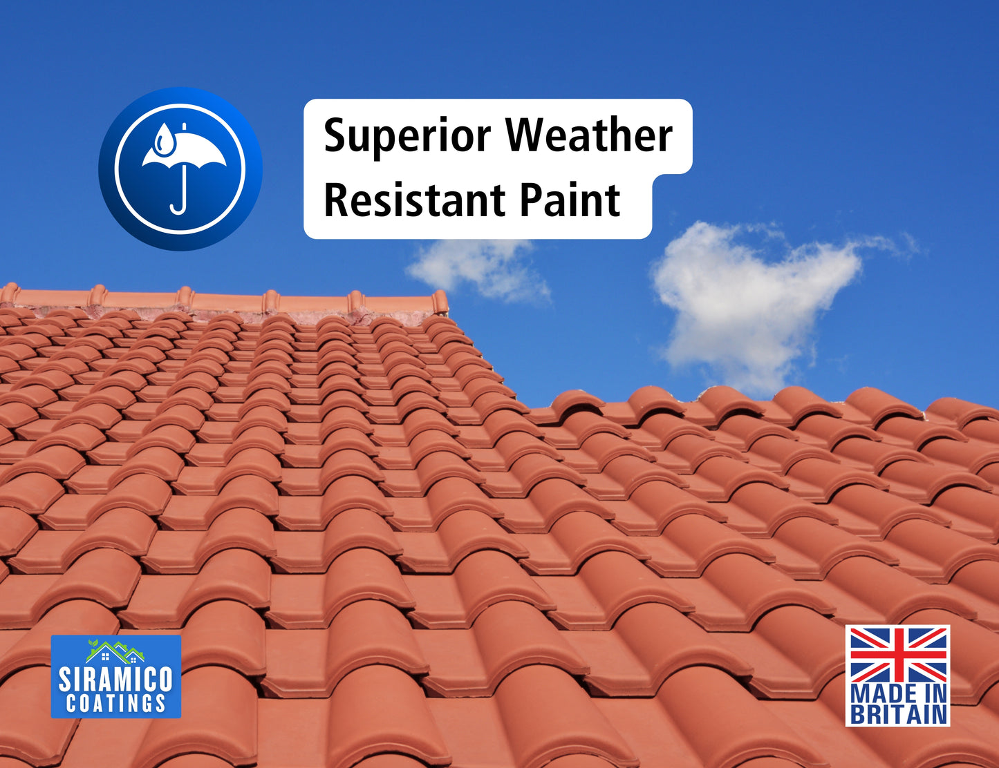 Brick & Tile Paint - Brick Red - 1, 2.5 & 5 Litre