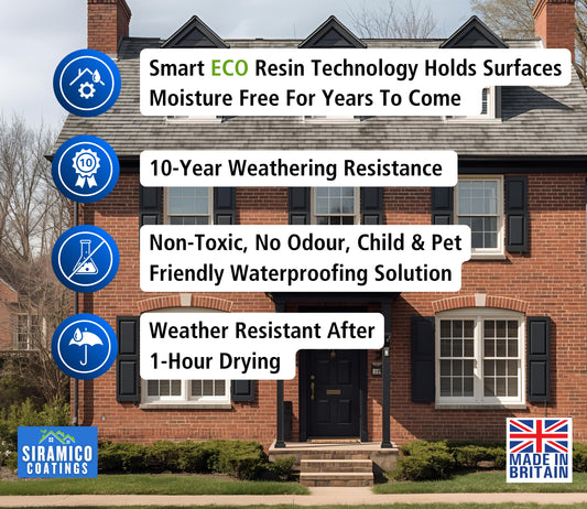 Premium Clear Water Sealer | 5 L | Water Repellant Clear Sealer Brick & Concrete