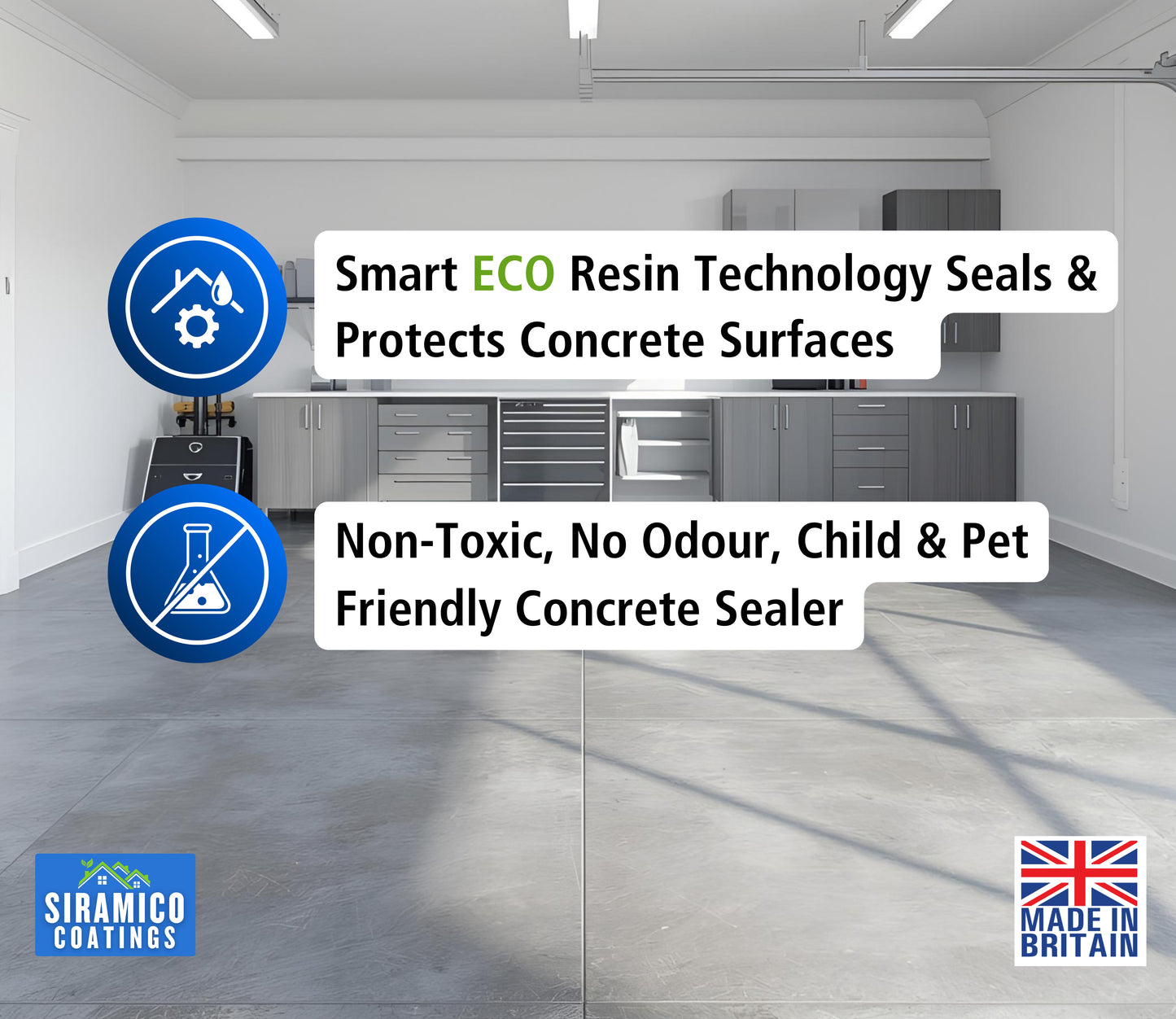 Concrete Sealer Clear - 5 L Durable Dustproofing Sealant for Concrete Surfaces