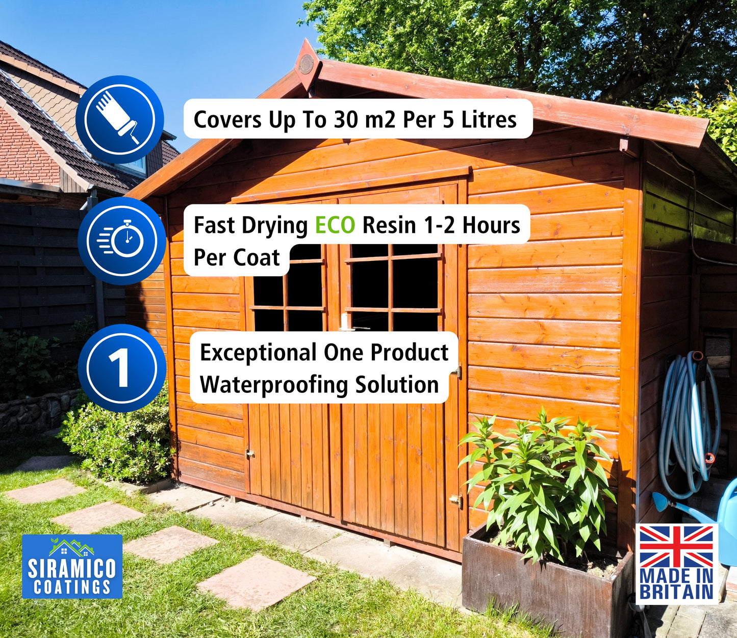 Wood Waterproofing Preserver Solution I 5 Litres I Clear Matt Finish