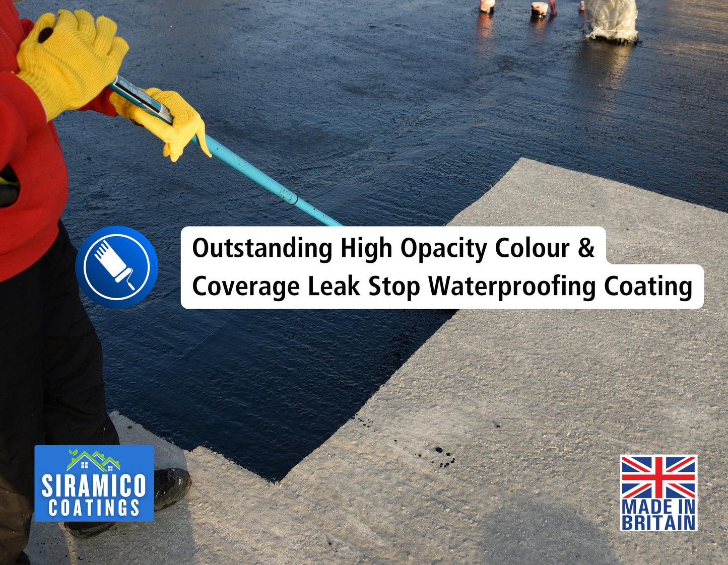 Leak-Stop™ Rapid Roof Repair | Clear - 0.5, 1 & 2.5 Litres | Instant Leak Prevention Solution