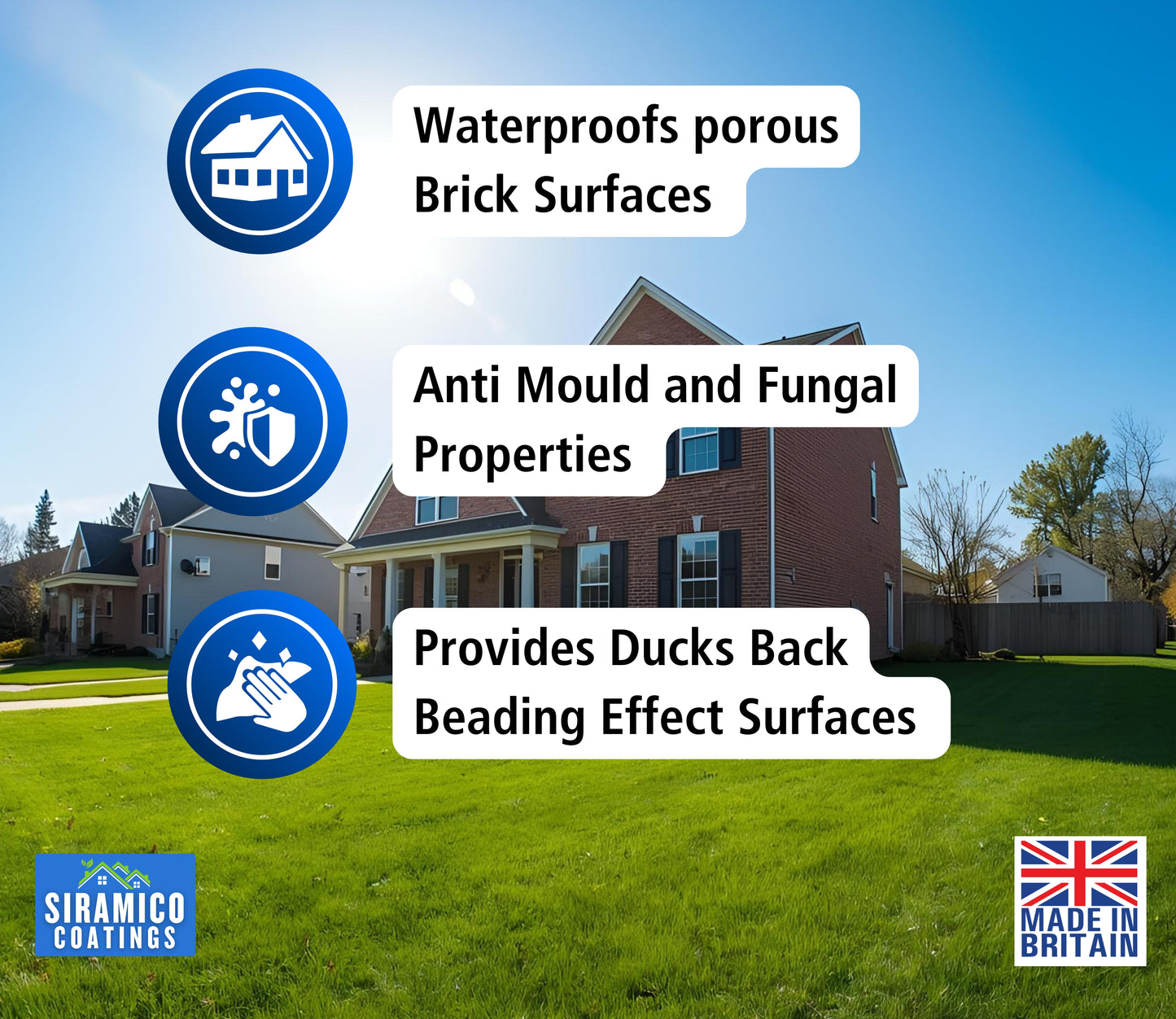 Premium Clear Water Sealer | 5 L | Water Repellant Clear Sealer Brick & Concrete