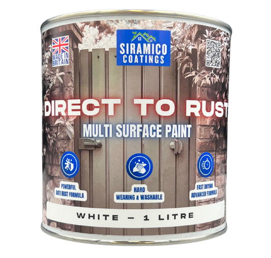 Direct To Rust | 1 Litre - Satin | Siramico Coatings