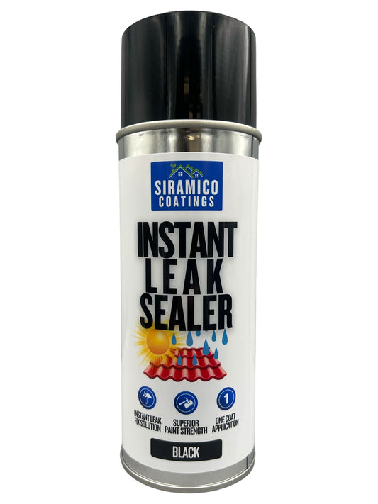 Instant Leak Sealer | Black, Grey, White & Clear - 400ml | Aerosol Spray