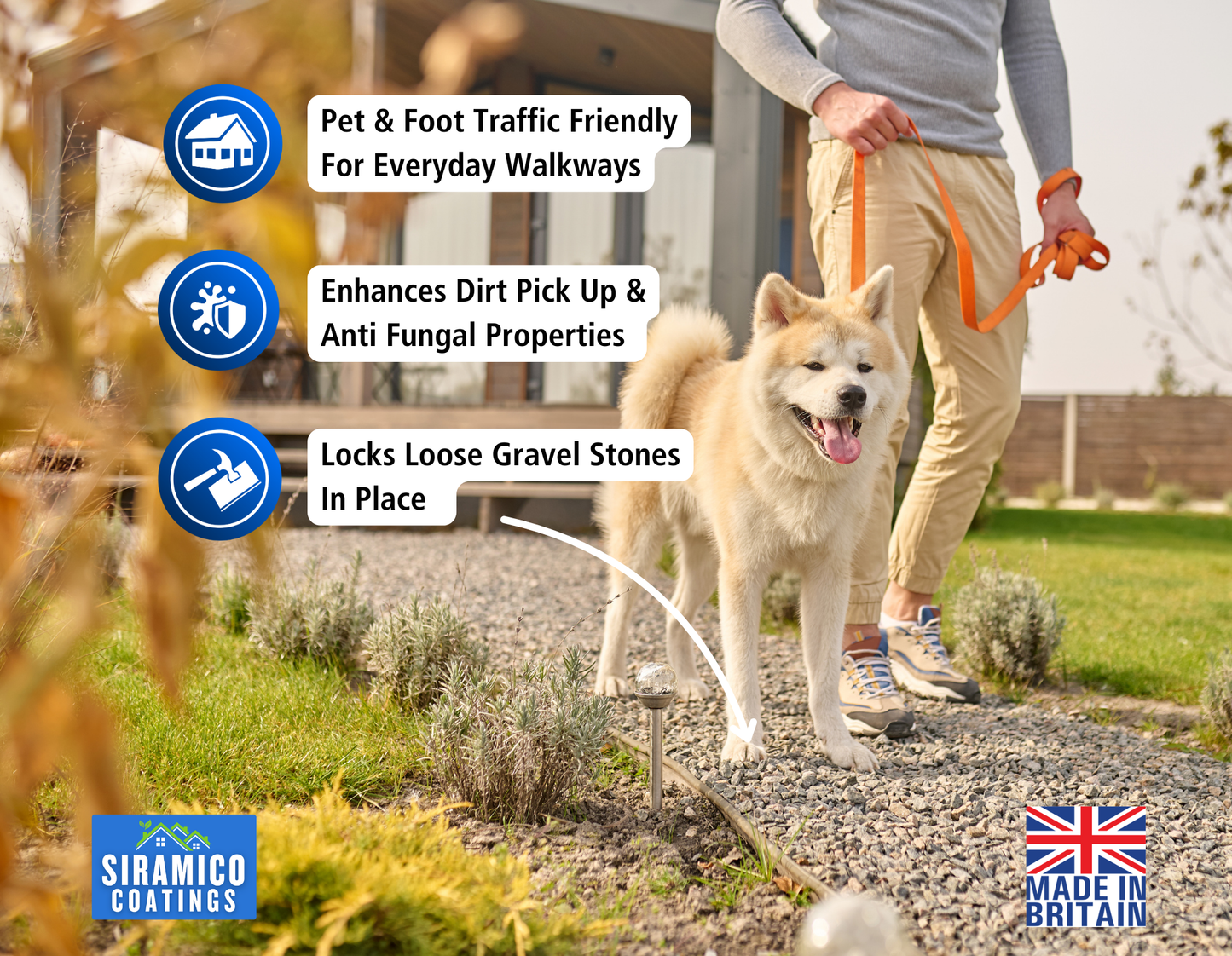 GRAVEL RESIN ECO-Bond™ | 5 litres | Premium Glue Binder Holder for Gravel, Stone, Bark, Rubber & Mulch for Landscaping Borders, Patios & Garden Paths. Non Toxic & Pet Friendly