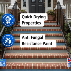 Brick & Tile Paint - Brick Red - 1, 2.5 & 5 Litre