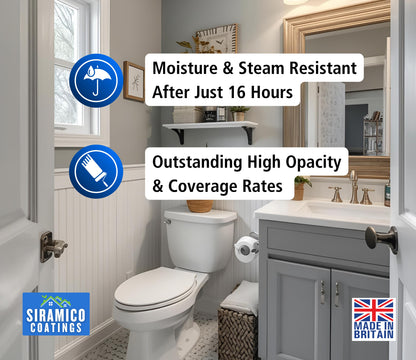 Anti Condensation Thermal Paint | 1 & 5 Litres - Matt White | British Made | Siramico Coatings