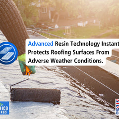 Siramico Coatings Liquid Rubber Roof Coating | 500ml & 1 Litre | Instant Leak Seal Technology I Quick Drying, One Coat Waterproofing Sealant | Black, Grey & Clear