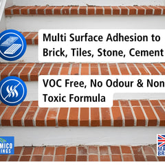 Brick & Tile Paint | Black | 1 Litre, 2.5 Litres or 5 Litres | Siramico Coatings