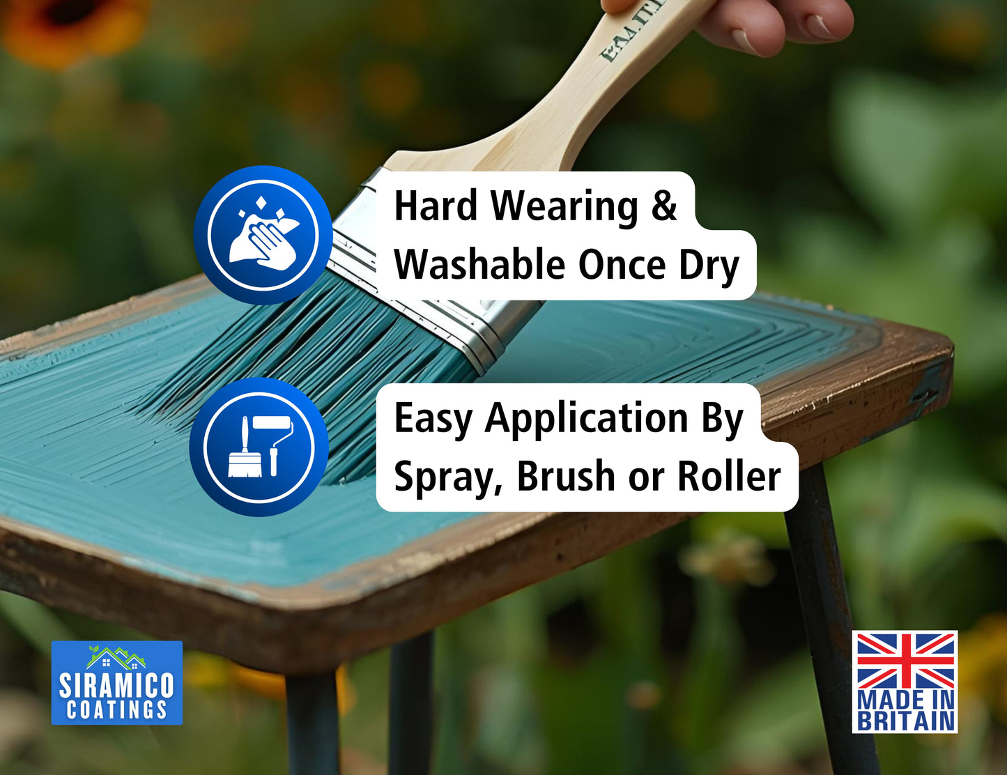 Direct To Rust | 1 Litre - Satin | Siramico Coatings