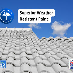 Brick & Tile Paint - Matt White - 1 Litre, 2.5 Litres or 5 Litres