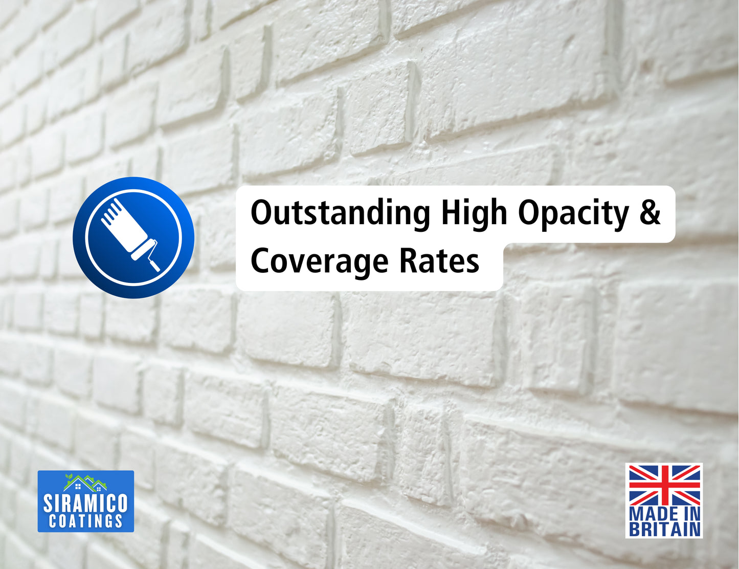 Brick & Tile Paint | Black | 1 Litre, 2.5 Litres or 5 Litres | Siramico Coatings