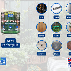 Direct To Rust | 1 Litre - Satin | Siramico Coatings