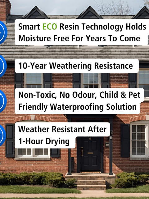 Premium Clear Water Sealer | 5 L | Water Repellant Clear Sealer Brick & Concrete