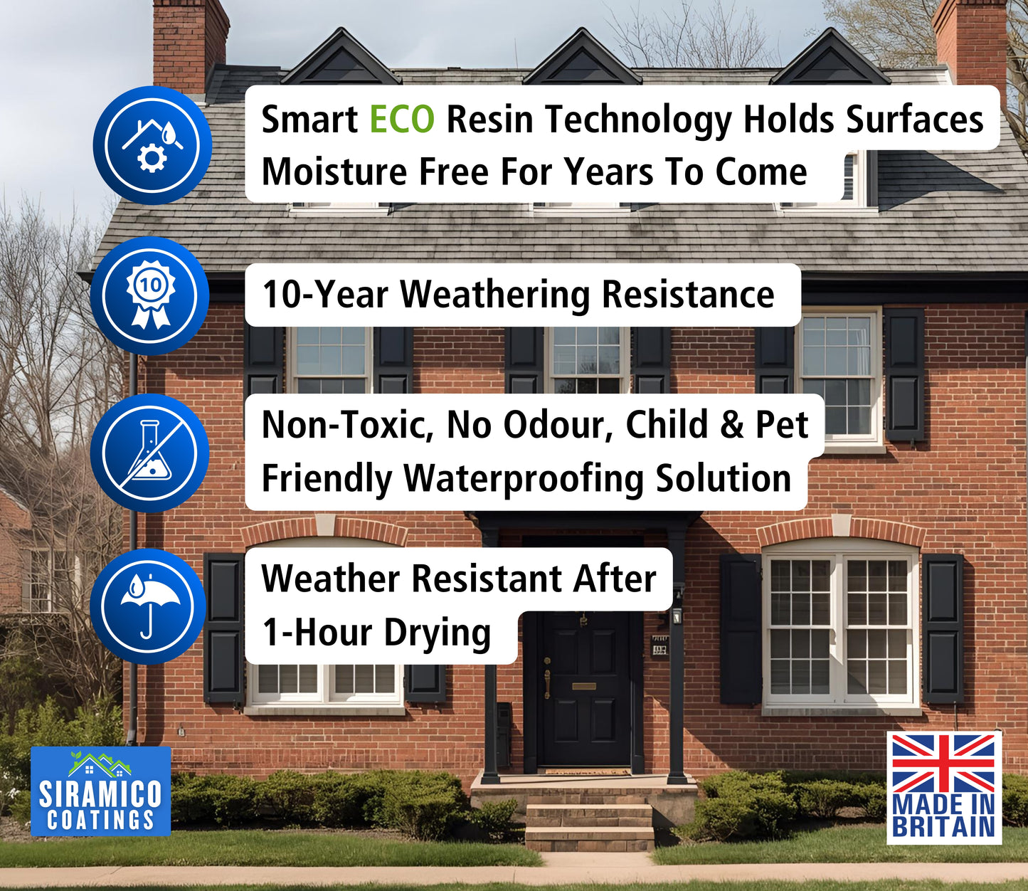 Premium Clear Water Sealer | 5 L | Water Repellant Clear Sealer Brick & Concrete