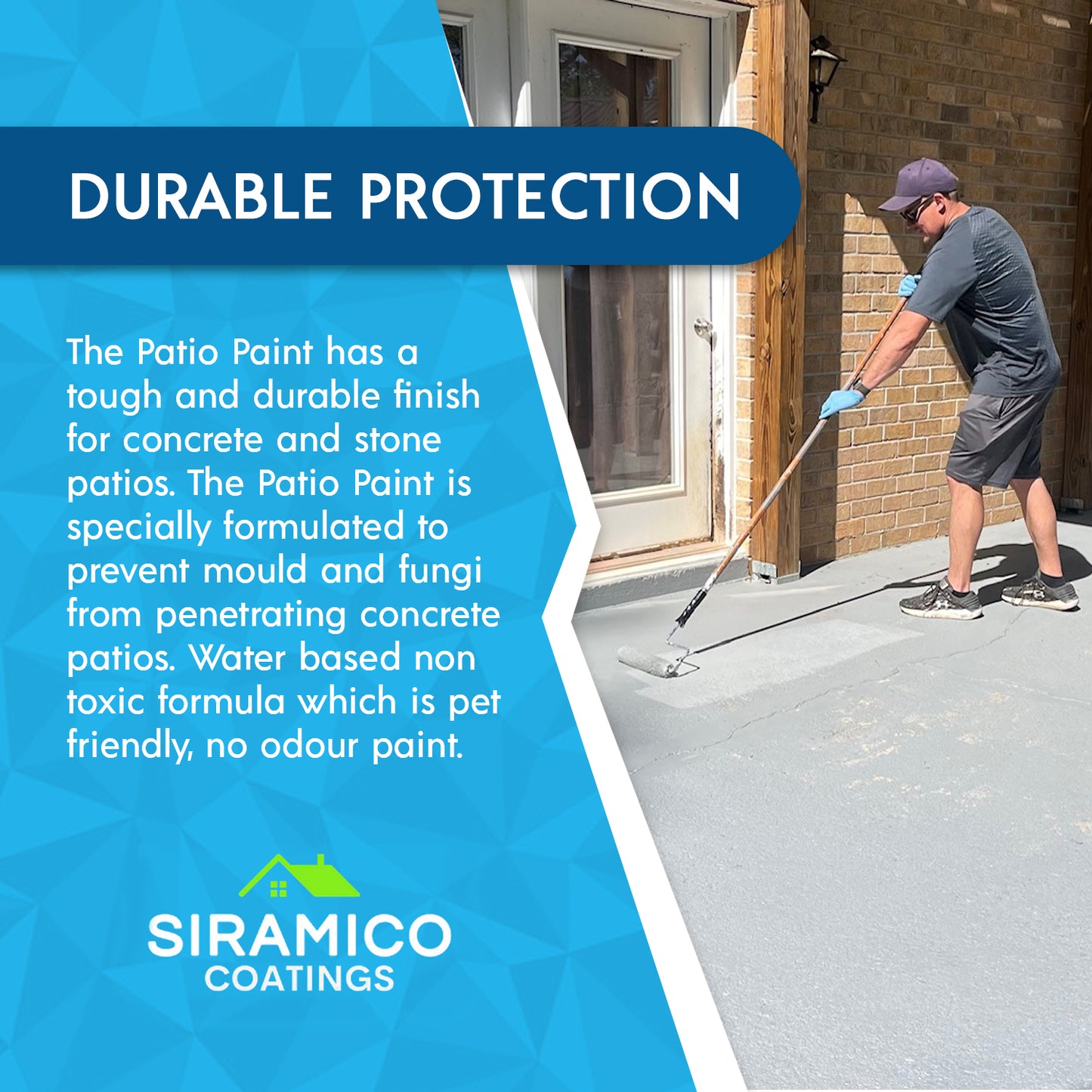 Paint for Patios | 5 Litres | Siramico Coatings