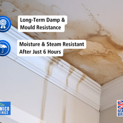 Damp Seal One Coat | 1, 2.5 & 5 Litres - Matt White | Siramico Coatings