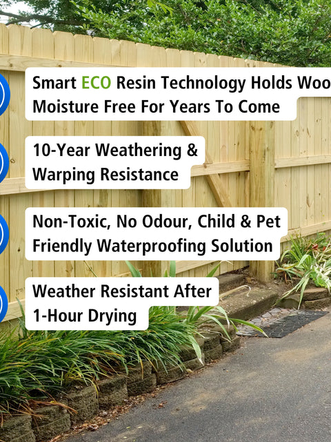 Wood Waterproofing Preserver Solution I 5 Litres I Clear Matt Finish