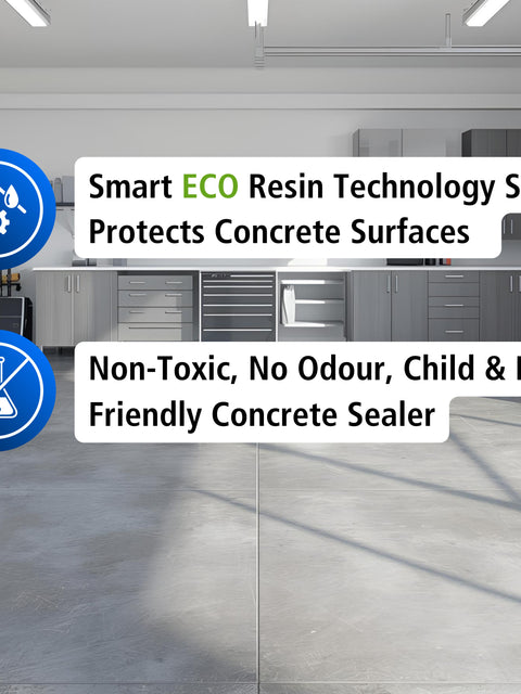 Concrete Sealer Clear - 5 L Durable Dustproofing Sealant for Concrete Surfaces