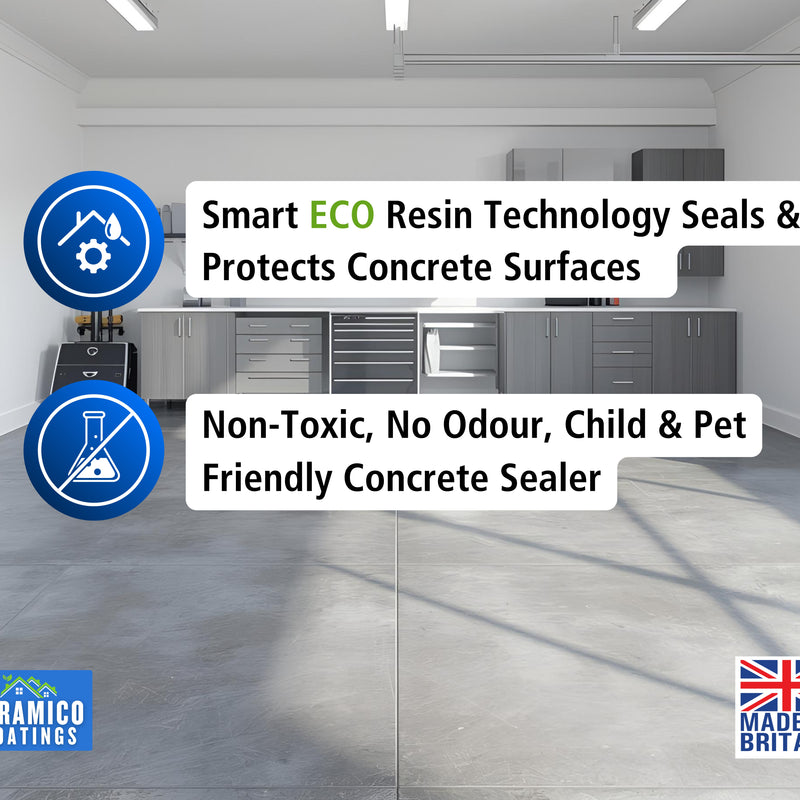 Concrete Sealer Clear - 5 L Durable Dustproofing Sealant for Concrete Surfaces