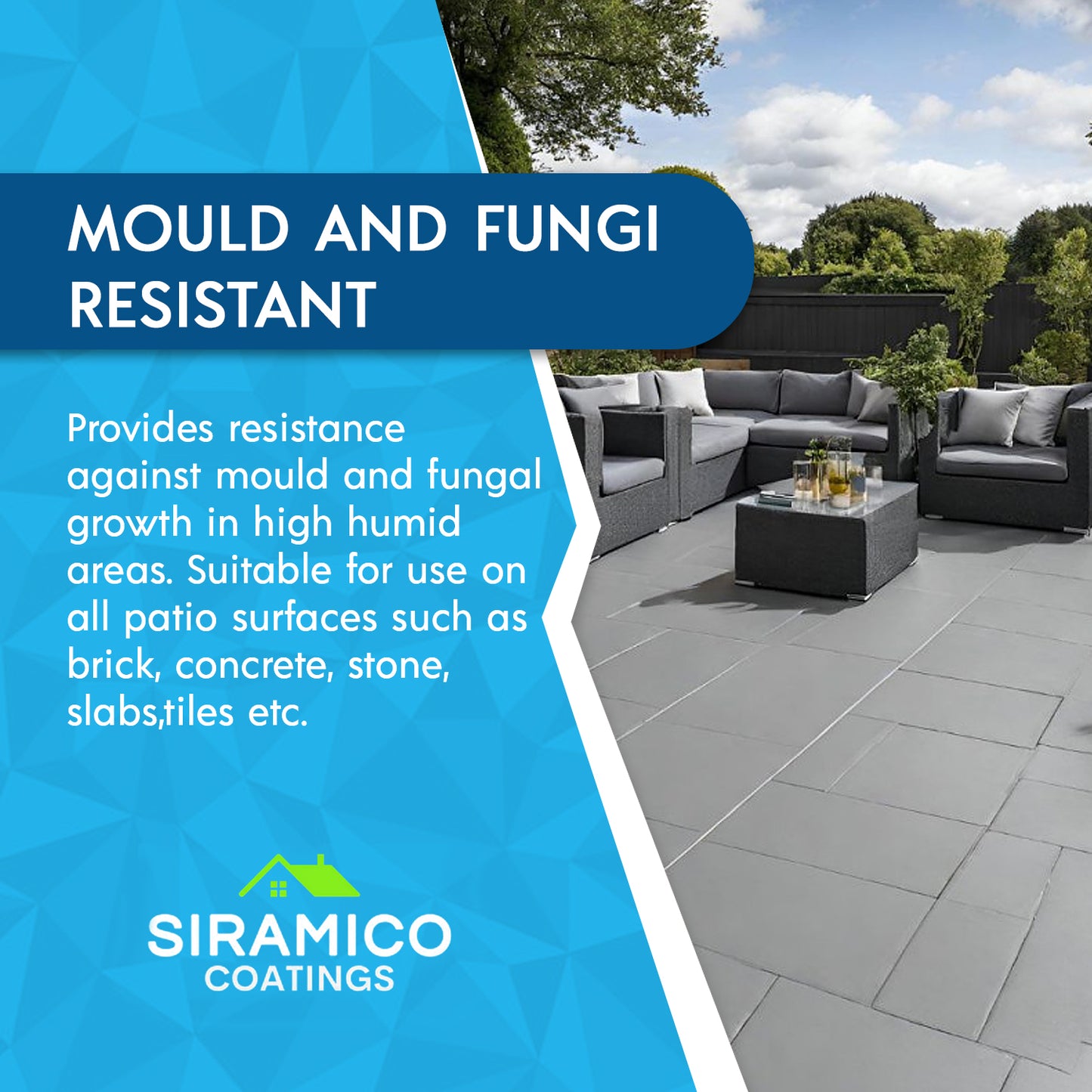 Paint for Patios | Dark Grey – 5 Litre | Siramico Coatings