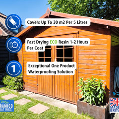 Wood Waterproofing Preserver Solution I 5 Litres I Clear Matt Finish