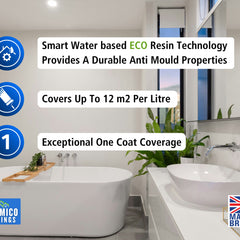 Anti Mould Paint | 1 & 5 Litres - Matt White | Siramico Coatings