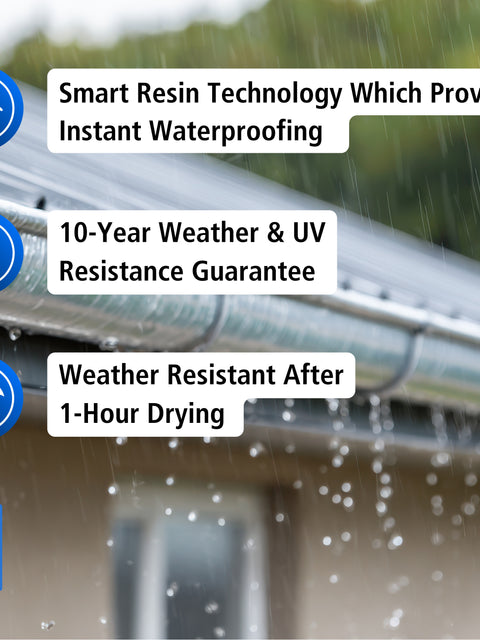 Leak-Stop™ Rapid Roof Repair | Grey 1 Litre or 2.5 Litres | Leak Prevention Solution
