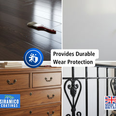 Aqua Lacquer |  1 Litre - Clear Gloss & Satin | Siramico Coatings