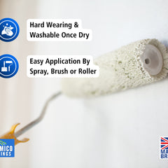 Damp Seal One Coat | 1, 2.5 & 5 Litres - Matt White | Siramico Coatings