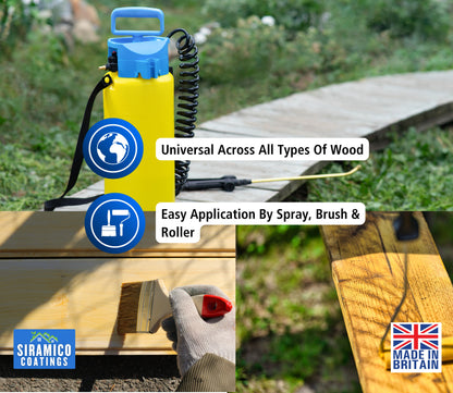 Wood Waterproofing Preserver Solution I 5 Litres I Clear Matt Finish