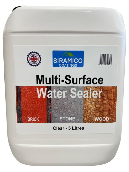 Multi-Surface Water Sealer | Clear Waterproofer | 5 L | Universal Water Sealer