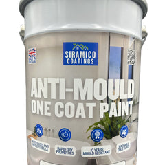 Anti Mould Paint | 1 & 5 Litres - Matt White | Siramico Coatings