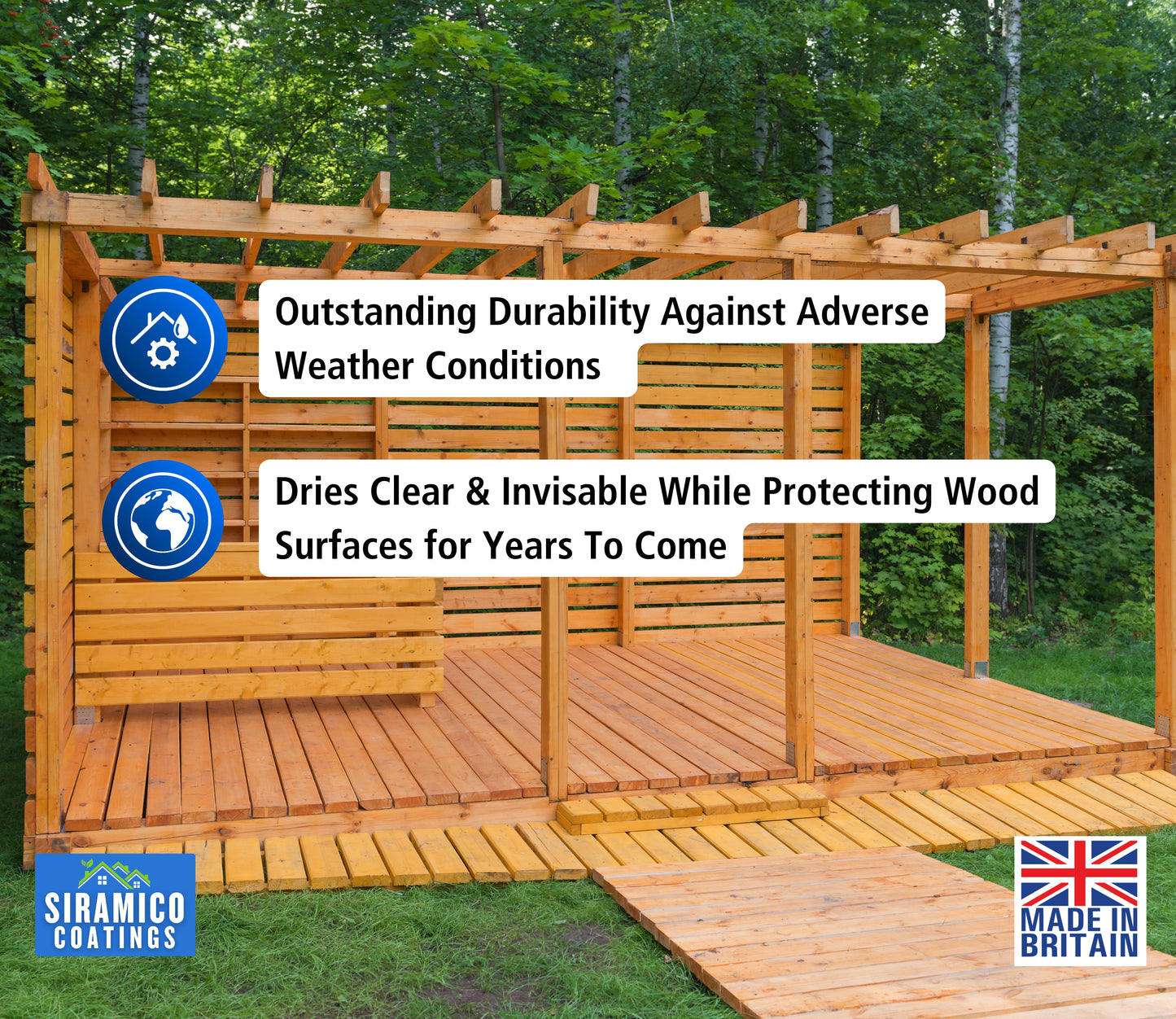 Wood Waterproofing Preserver Solution I 5 Litres I Clear Matt Finish