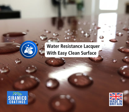 Aqua Lacquer | 5 Litres - Clear Gloss or Satin | Siramico Coatings