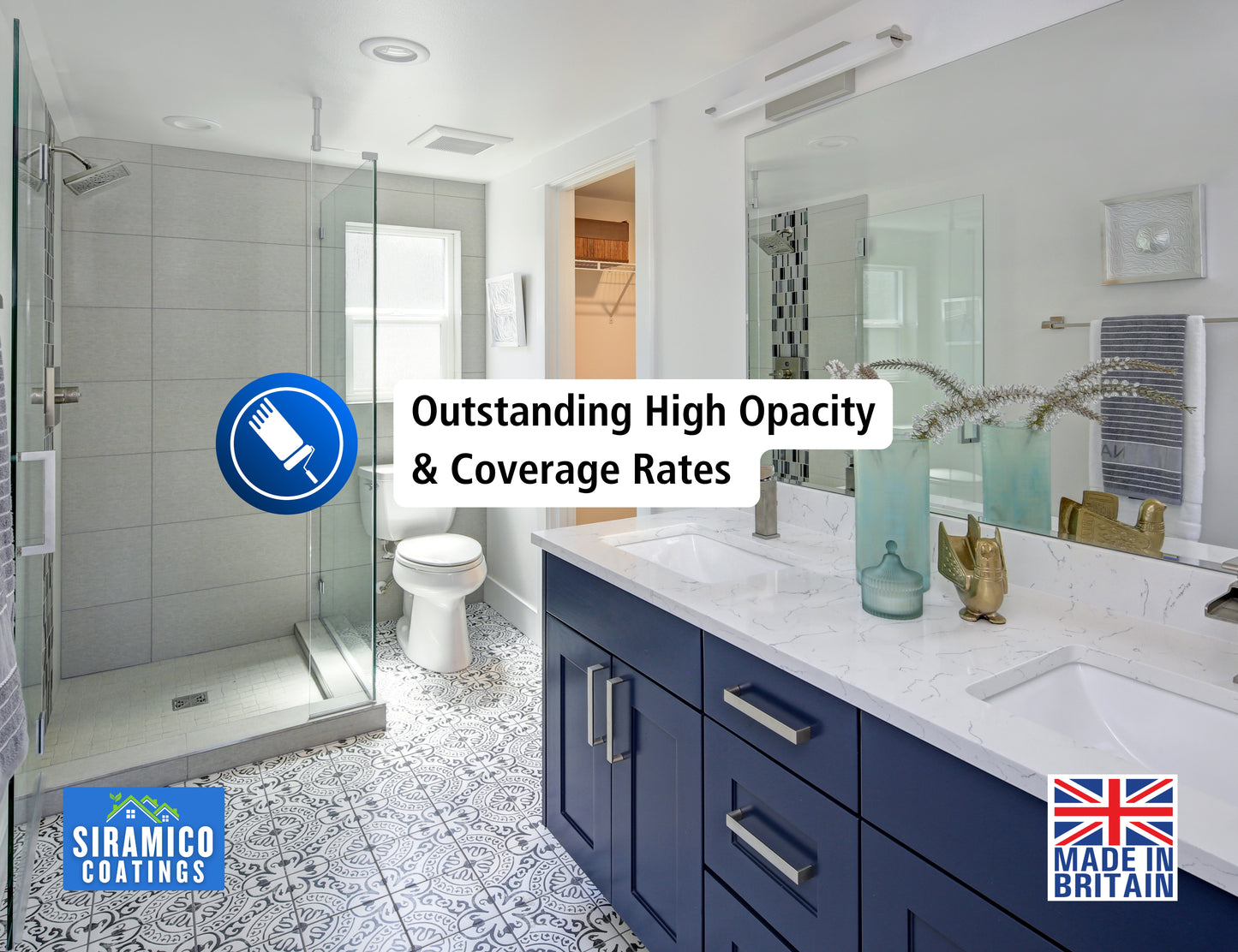 Damp Seal One Coat | 1, 2.5 & 5 Litres - Matt White | Siramico Coatings