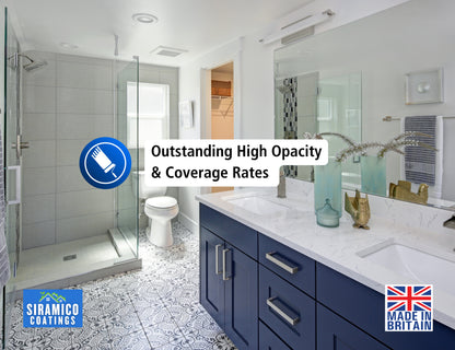 Damp Seal One Coat | 1, 2.5 & 5 Litres - Matt White | Siramico Coatings