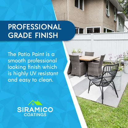 Paint for Patios | Dark Grey – 5 Litre | Siramico Coatings