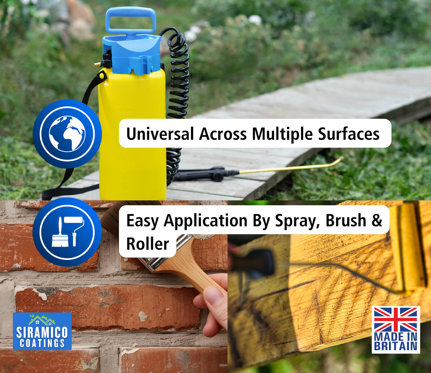 Multi-Surface Water Sealer | Clear Waterproofer | 5 L | Universal Water Sealer