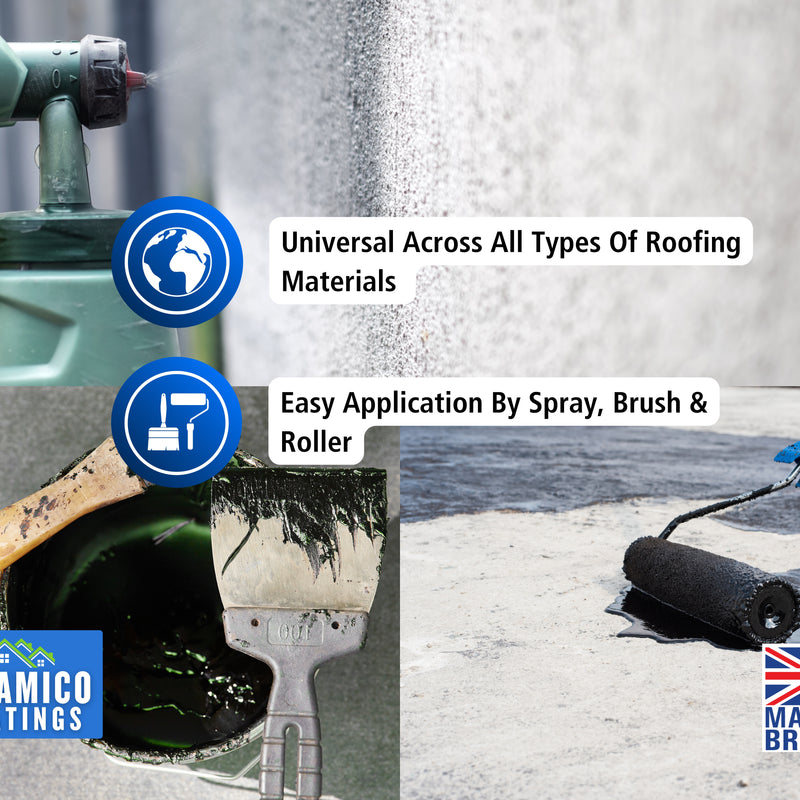 Leak-Stop™ Rapid Roof Repair | Grey 1 Litre or 2.5 Litres | Leak Prevention Solution