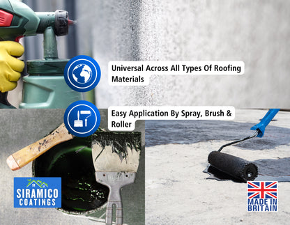 Leak-Stop™ Rapid Roof Repair | Grey 1 Litre or 2.5 Litres | Leak Prevention Solution