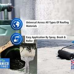 Leak-Stop™ Rapid Roof Repair | Clear - 0.5, 1 & 2.5 Litres | Instant Leak Prevention Solution