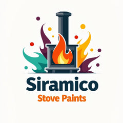 Stove, Chiminea, Smoker & BBQ Spray Paint Restorer | High Temperature Paint Formula up to 1000°C | Deep Black, Ice White or Flame Red | 400ml