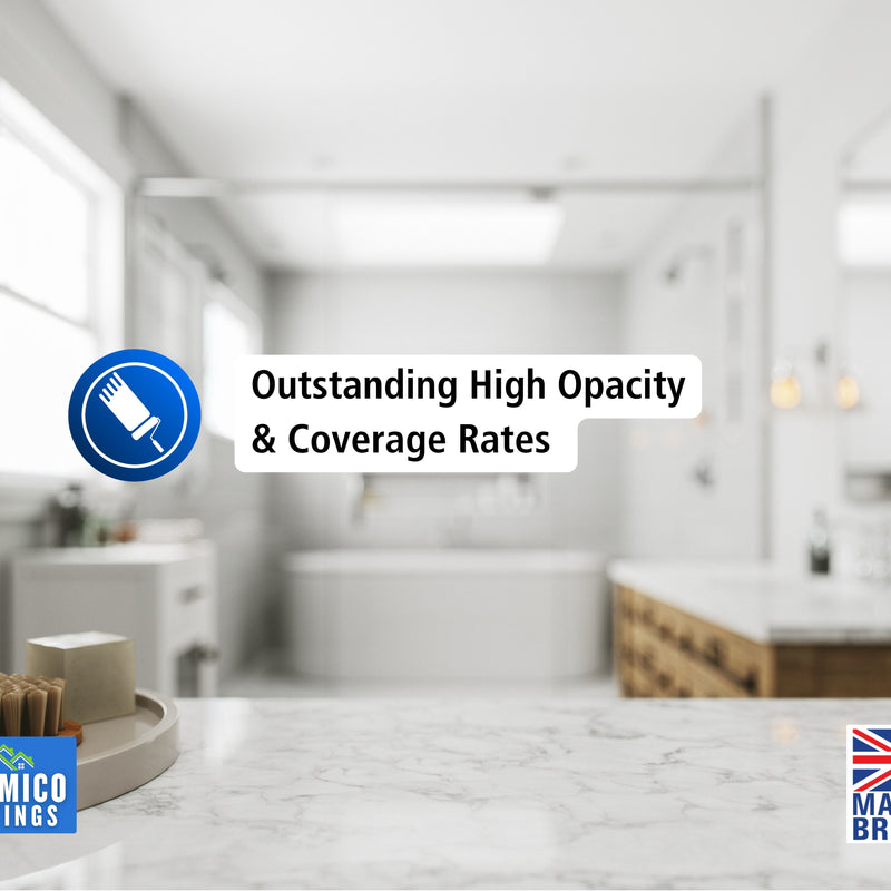 Anti Mould Paint | 1 & 5 Litres - Matt White | Siramico Coatings