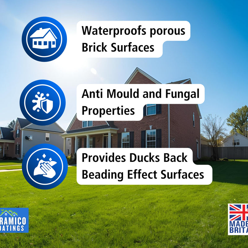 Premium Clear Water Sealer | 5 L | Water Repellant Clear Sealer Brick & Concrete