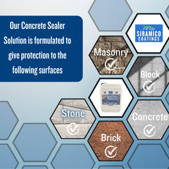 Concrete Sealer Clear - 5 L Durable Dustproofing Sealant for Concrete Surfaces