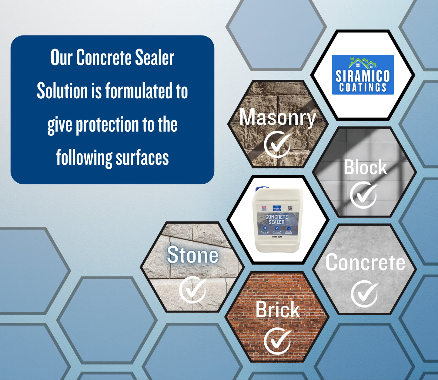 Concrete Sealer Clear - 5 L Durable Dustproofing Sealant for Concrete Surfaces