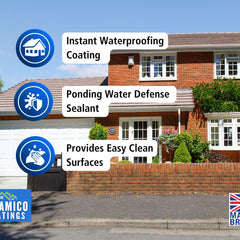 Leak-Stop™ Rapid Roof Repair | Clear - 0.5, 1 & 2.5 Litres | Instant Leak Prevention Solution