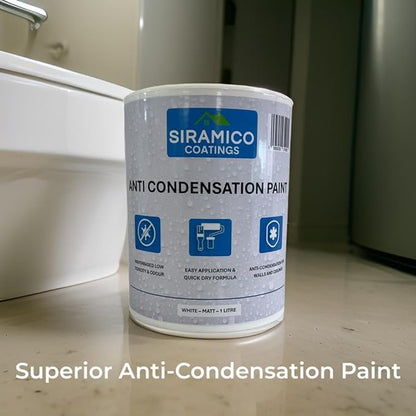 Anti Condensation Paint | 1 Litre - Matt White  | Siramico Coatings