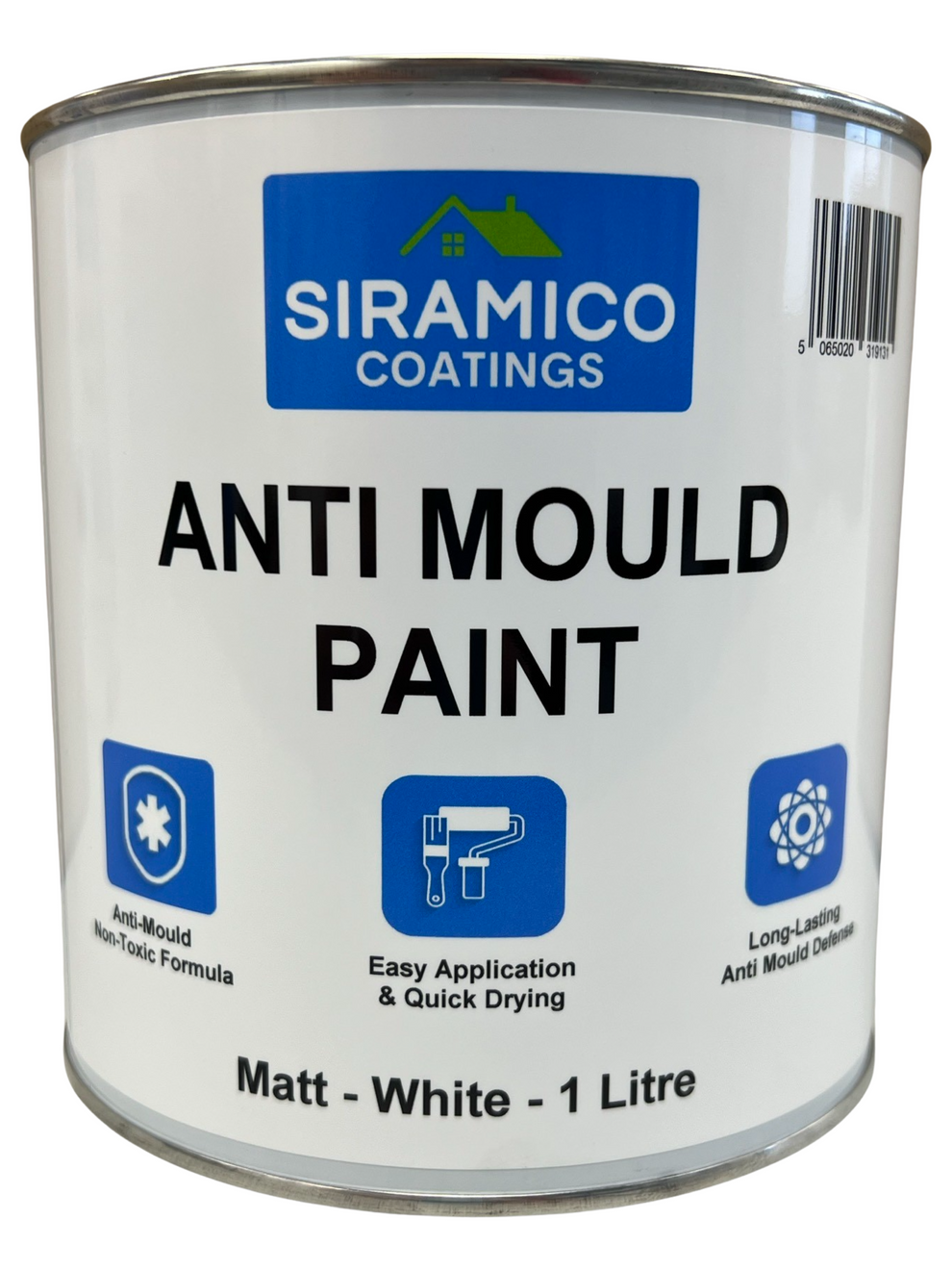 Image result for Anti Mould Paint | 1 & 5 Litres - Matt White | Siramico Coatings